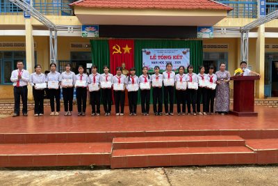 LỄ TỔNG KẾT NĂM HỌC 2024-2025 CỦA TRƯỜNG THCS NGÔ MÂY, XÃ EA M’DROH