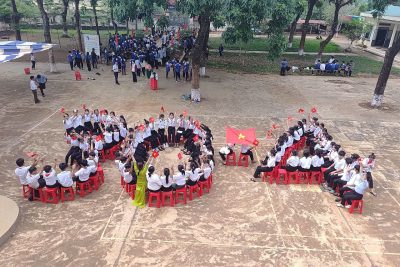 Trường THCS Ngô Mây tổ chức các hoạt động chào mừng kỉ niệm 50 năm  Ngày giải phóng miền Nam, thống nhất đất nước (30/4/1975 – 30/4/2025)