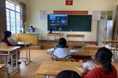 “Phòng học online” – cách làm hay ở một trường vùng sâu