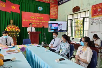 Trường THCS Ngô Mây tổ chức Hội nghị nhà giáo, cán bộ quản lý giáo dục, người lao động năm học 2021 – 2022